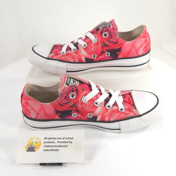 Converse All Star Athletic Sneaker Shoe Womens Size 6 Mens Size 4 146436C Red - Picture 4 of 9